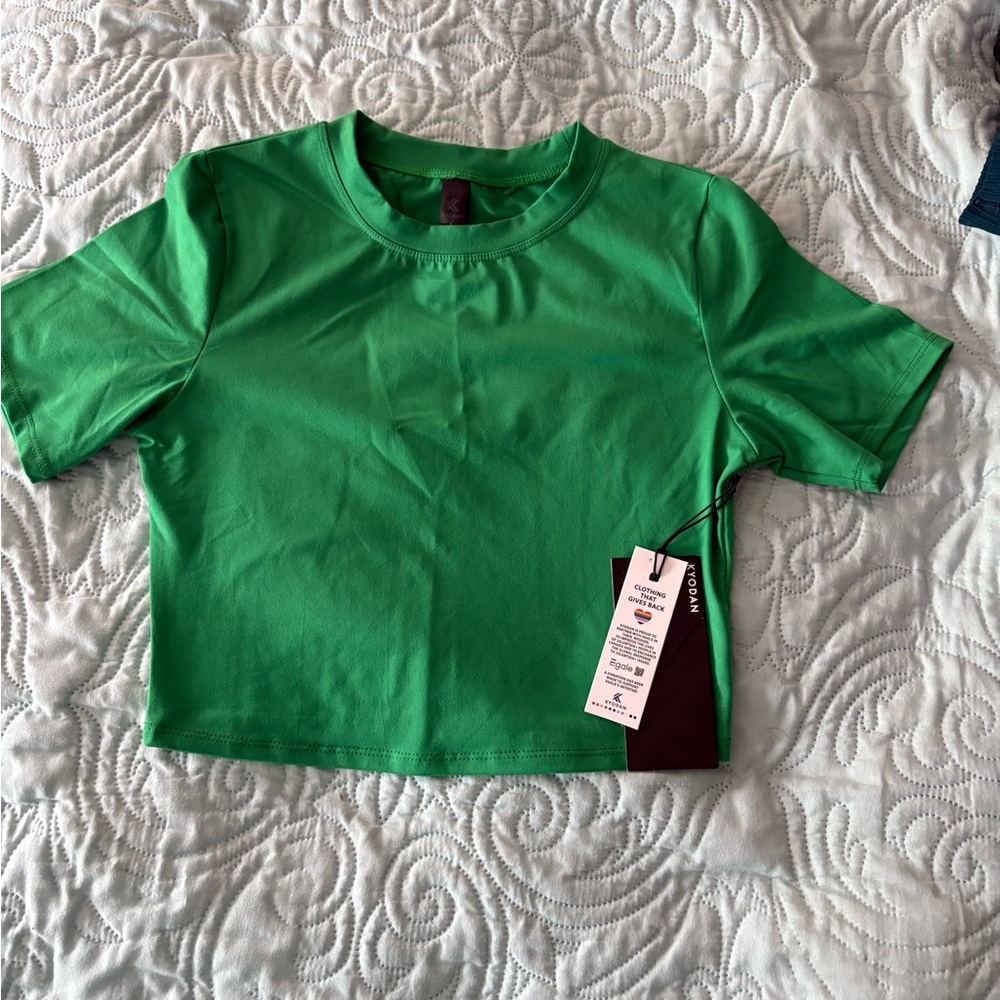 Kyodan Green Crop Top